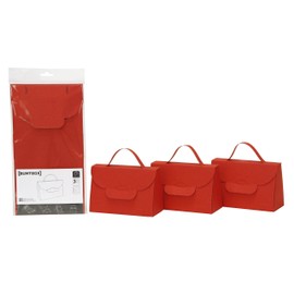 Buntbox 171-17 Handbag Set 3 Pieces Size M Ruby