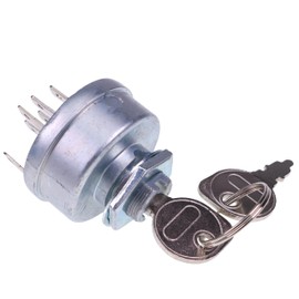 SUKATC 6-Terminals Ignition Switch with 2 Keys 92377 092377MA MU092377 Compatible with Murray Oregon Briggs & Stratton 5411 5411H 5411K 5412K Mowers