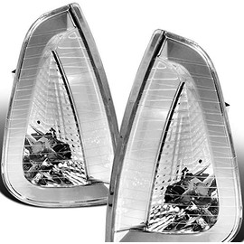 SPEC-D TUNING Chrome Housing Clear Lens Corner Lights Compatible with 2006-2010 Dodge Charger L+R Pair Assembly