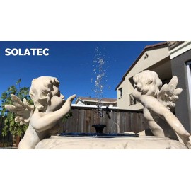 Solatec Solar Fountain, Solatec Solar Powered Bird Bath Fountain Pump 1.4W Solar Pane...