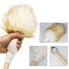 Sheep's Wool Dusting Cloth with Solid Wood Handle and Lanyard,