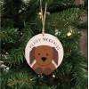 CWI Christmas Decor - Merry Woofmas Brown Dog Pet 3-D