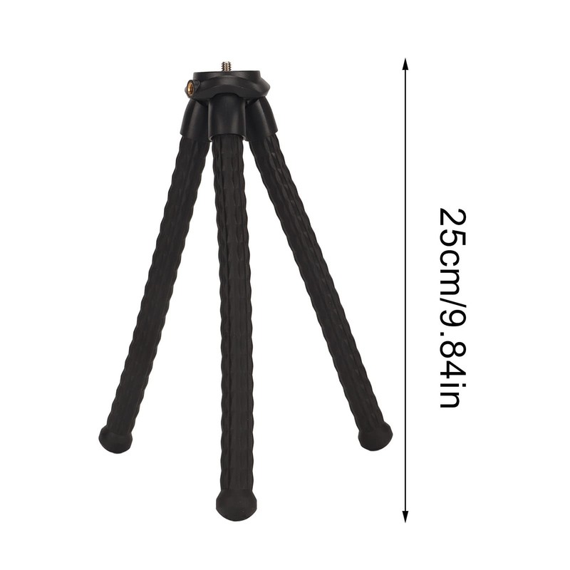 Phone Tripod Flexible,Octopus Flexible Robust Gorilla Tripod,Mini 1/4 Inch Screw