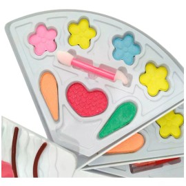 BEAUTY FUN Maquillaje Niñas Brillitos Sombras Lavable Hipoalergenico