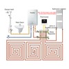 Intelligent Thermostat with LCD Touch Screen Temperature Controller for Home