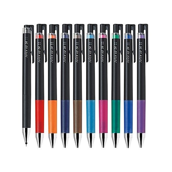 Pilot juice up 04 Retractable Gel Ink Pen, Ultra Fine Point 0.4mm, LJP-20S4, 10 Color Set