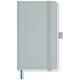 BEZEND 18-Month Pocket Calendar 2025 2026 Small (July 25-Dec 26), Calendar 25/26 Weekly Planner A6 1 Week 2 Pages with 2 Columns, Diary 25/26 Hard Cover, Grey Blue