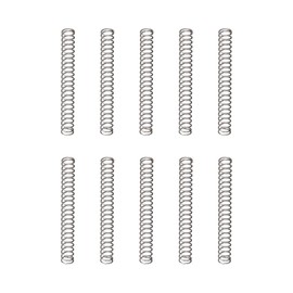 DTGN 0.3x3x40mm(DxODxL) Compression Spring - 10Pack - Good for Machinery - Spring Steel Extension Spring - Gray