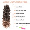 Mscat GoGo Curl au Crochet Cheveux 14 Bouclés au Crochet