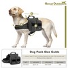 Himal Outdoors Dog Backpack & Saddle Bag, Tactical Hiking Backpack