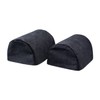 Classic Home Store Chenille Pair of Standard Round Arm Caps