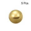 sourcing map Metric Precision Solid Brass Bearing Balls 15 mm