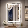 24x32 LED Bathroom Mirror with Lights – Anti-Fog, Dimmable, Backlit