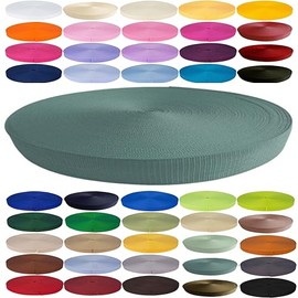KBBB Webbing 2m or 5m Long - 50 Colours Widths 10mm 15mm 20mm 25mm 30mm 40mm 50mm Polypropylene