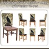 Moukeren 6 Pcs Halloween Chair Cover Set Gothic Halloween Decor