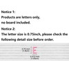 G GAMIT Felt Letter Board Letters Sets - Pre-cut 340pcs