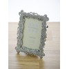 Antique Vintage and Shabby Chic Style silver metal photo frame