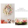 Tulip Wreath Tulip Decorative Wreath Artificial Tulip Wreath Decorative Flower