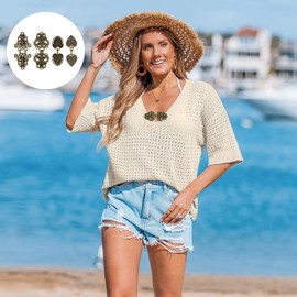 Sofevaim 4 Pcs Cinch Clip Vintage, Shirt Clips for Women Tops, Dress Clips Back Cinch for Women Clothing Dress Shirt Waist Sweater Scarf Shawl Cardigan Cloak Pant