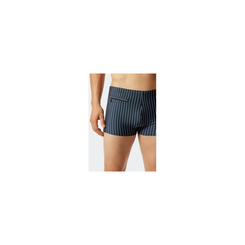 Schiesser Men's Comfort with Leg Swimming Trunks, Admiral