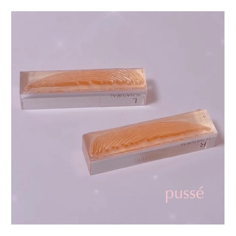 pussé 4D Beautiful Eyebrow Stamp, Natural Straight, Difficult to Fall