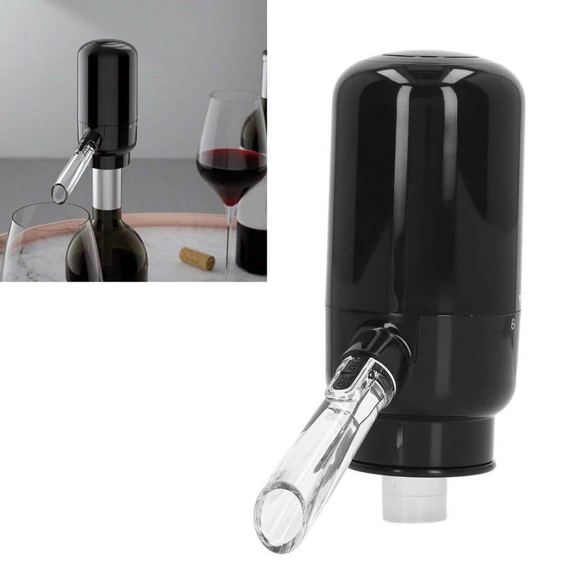 Electric Wine Aerator Rechargeable Adjustable Extension Hose Automatic Wine Pourer