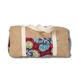 Men's Women's Canvas and Cotton Fabric Travel Bag for Weekend or Sports - Made in France, Wax, One Size, weekender