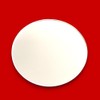Sendmeamirror Circle Acrylic 3mm thick Mirrors 10cm Diameter, (With sticky
