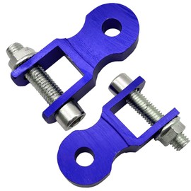 TKY Hip Lifter Adapter Bike Suspension Parts Ass Lifting Universal Vehicle Height Adjustment M10 Set of 2 (Blue)