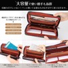 ecoofee Men's Long Wallet, Tochigi Leather, Made by Leading Leather
