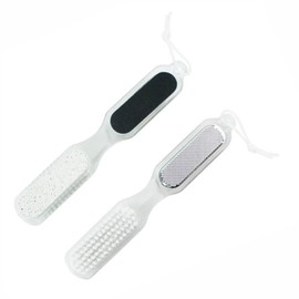 Foot File Set Pedicure Tools Manicure & Pedicure Tools Foot Scraper Pumice Stone for Feet Remove Calluses Hard Skin Scrubber Soft & Smooth Heels Hands Spa Salon Beauty Skin Care 4 in 1 (1 Count)