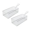 2Pcs Frying Basket with Handle, Deep Fry Basket Culinary Basket