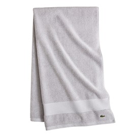 Lacoste Heritage Supima Cotton Bath Towel, Microchip, 30" x 54"