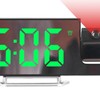 Fonowx Projection Alarm Clock NightStand Date with Rotatable Projector Digital