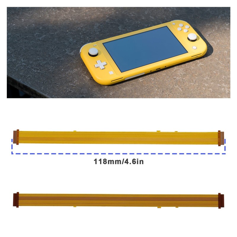 YINETTECH Pack of 2 Left Button Flex Cable Compatible with