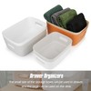 Spesh Pack of 6 Plastic Storage Boxes for Kitchen, Children's