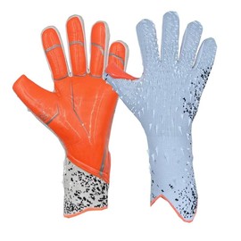 Goalkeeper Goalie Soccer Gloves Kids Youth and Adults High Performance Goalkeeper Gloves, Breathable Soccer Goalkeeper Gloves with Strong Grips Palms:_White_8