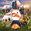 Lyfengdeam 6PCS Safety Survival Whistles with Adjustable Reflective Lanyard Emergency
