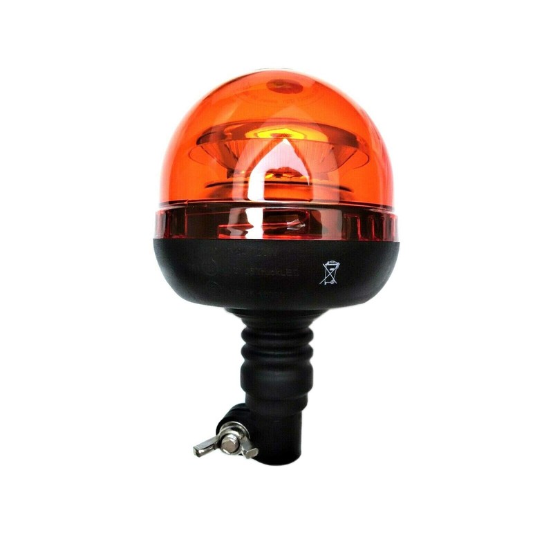 Orange LED Rundumleuchte Warnleuchte 45 LED 12V 24V R65 R10