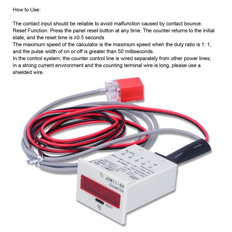 BERM Electronic Digital Display Counter Panel Industrial Inductive Counting Tool