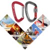 [通拓商品]24KN Non-locking Straight Gate Carabiner 25KN Twist Gate Carabiner Heavy