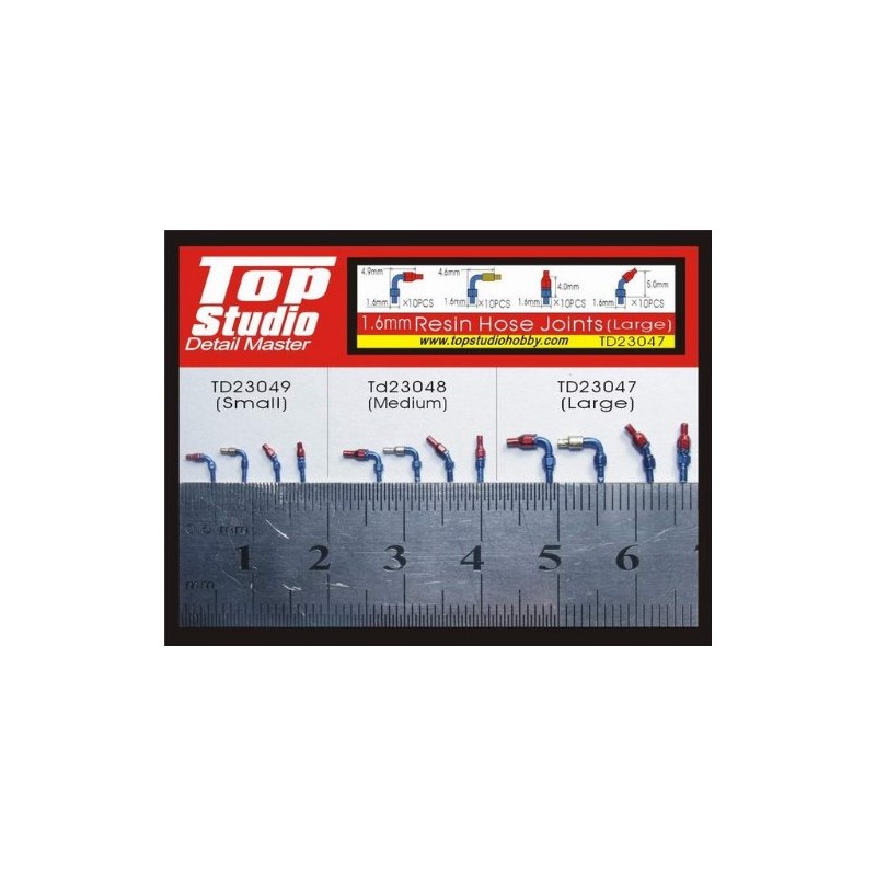 Top Studio resin Hose Joint (L) 1/12 1/20 1/24 td23047
