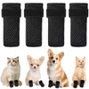 JEYORZY 4-Piece Paw Protectors for Dogs, Cats, Scratch-Resistant Cat Gloves,