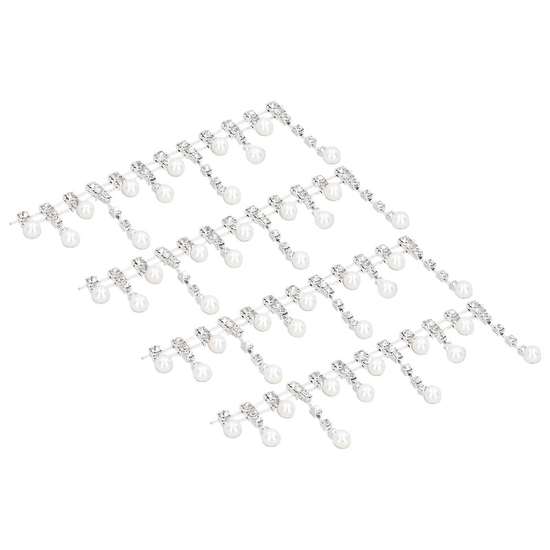 4Pcs Crystal Claw Chain Trimming Fringe Simulation Diamond Chain for