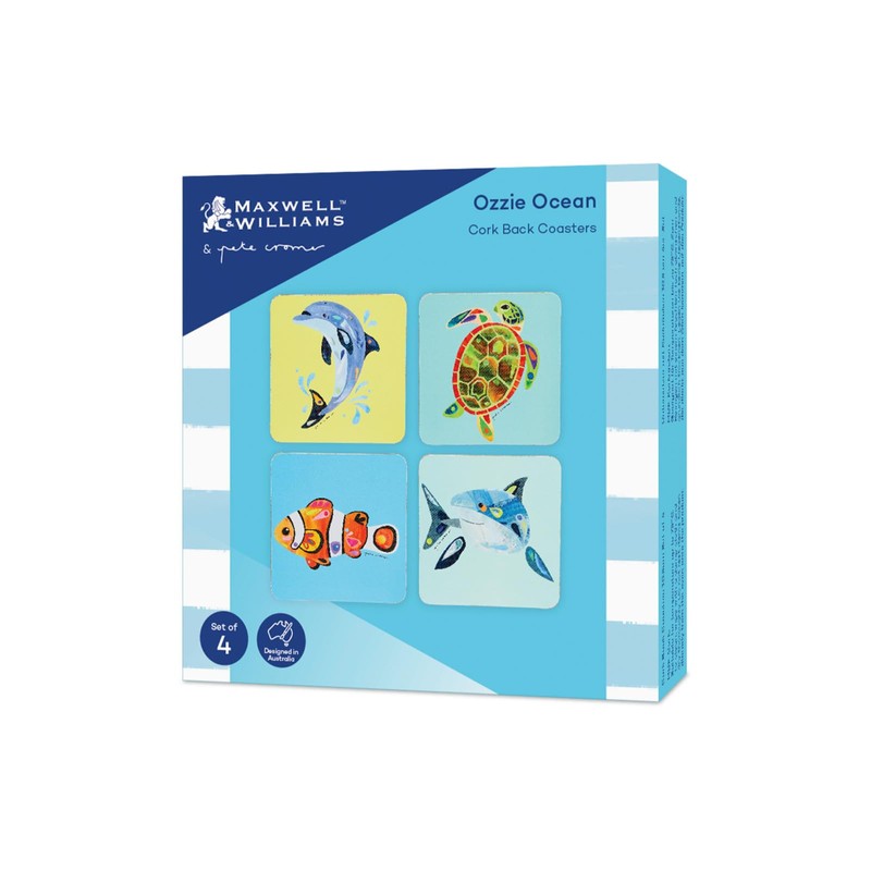 Maxwell & Williams Pete Cromer Ozzie Ocean Cork Back Coaster