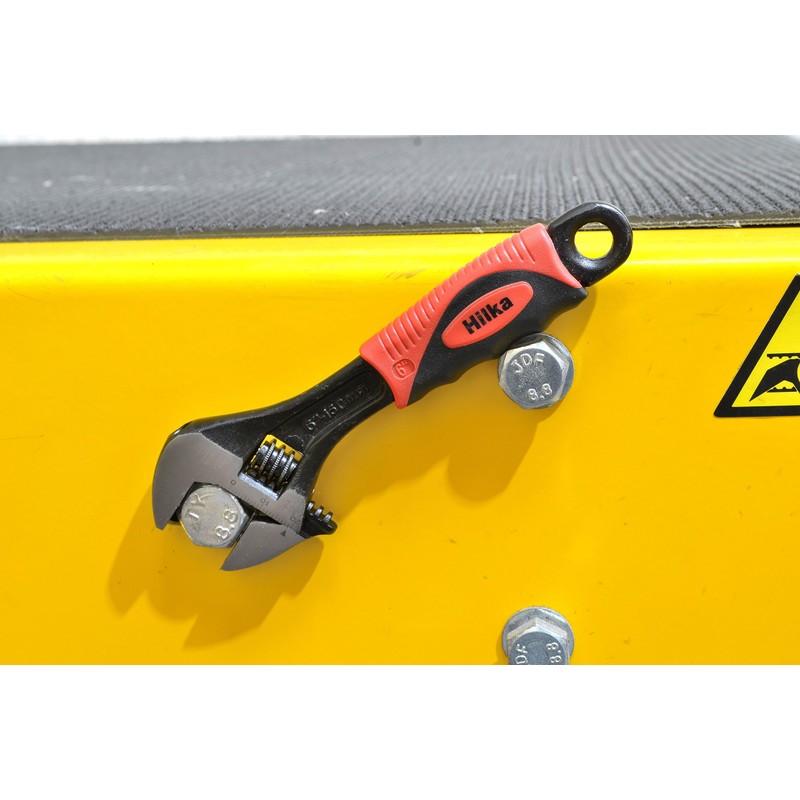 Hilka 18152514 6" (150mm) Soft Grip Wide Jaw (20mm) Adjustable