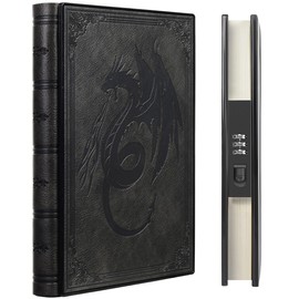 ZXHQ Diary with Lock, A5 Journal with Built-in Lock, 180° Lay Flat, Journal for Men & Women, Personal Planner Organizer, 220 Pages 120Gsm Paper, 5.9 x 8.5inch Gray