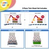 Sunny Side Up Construction Zone Twin Sheet Set - 3