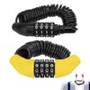 HANNAFIRES 4 Digit Combination Cable Lock, Set of 2 -