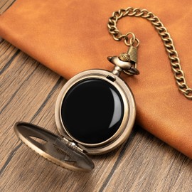 Kchss Scrying Mirror Natural Black Obsidian Mirror for Divination, Meditation, Witchcraft, Witch Gifts, Cthulhu Decoration Star Bronze